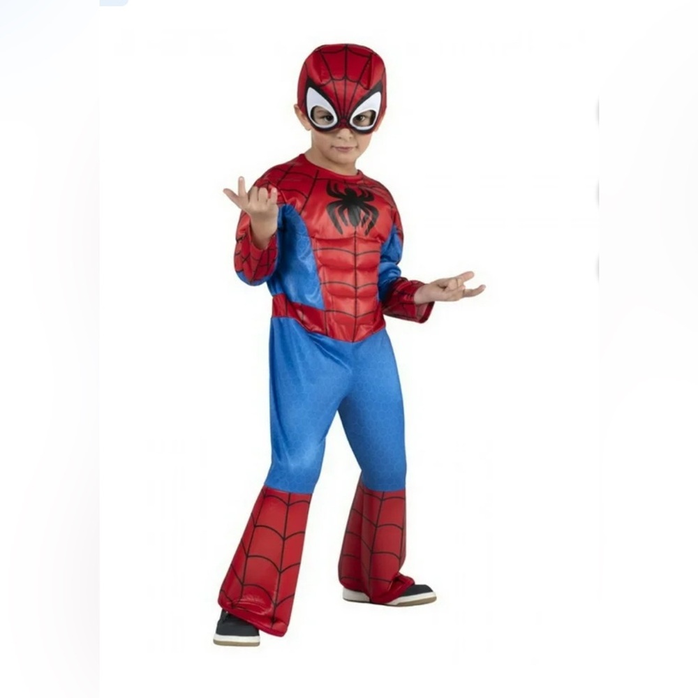 Marvel Spider-Man Superhero Costume Red and Blue